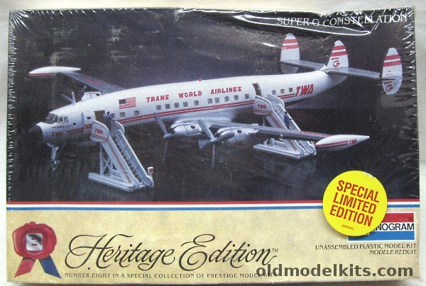 Monogram 1/131 TWA Super G Constellation L-1049, 6058 plastic model kit